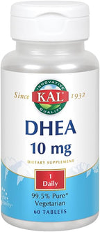 KAL DHEA-10 Comprimidos, 10 mg, 60 Comprimidos
