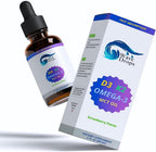 Wave Drops Vitamina D3 y K2 con Aceite MCT y Omega 3 - Gotas Líquidas, Sin Rellenos, No GMO, 59 ml