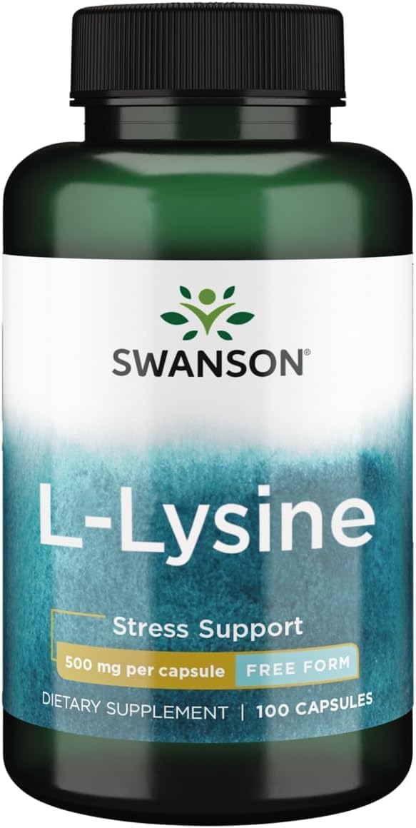 Swanson L-Lysine 500 mg - 100 Capsules