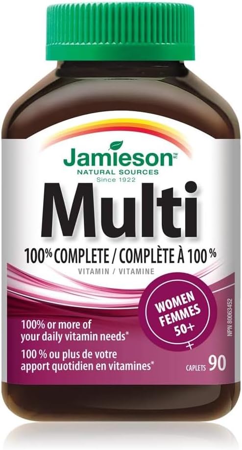 Jamieson Multi Complete Vitamin para Mujeres 50+ 90 Comprimidos
