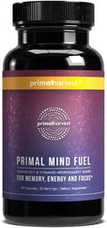 Primal Mind Fuel - Suplemento Nootrópico para el Enfoque y la Claridad Mental (30 Cápsulas)