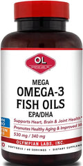 Aceite de Pescado Mega Omega 3 de Olympian Labs, 60 dosis