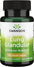 Swanson Raw Lung Glandular 250 mg - 60 Cápsulas