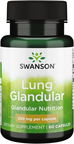 Swanson Raw Lung Glandular 250 mg - 60 Cápsulas