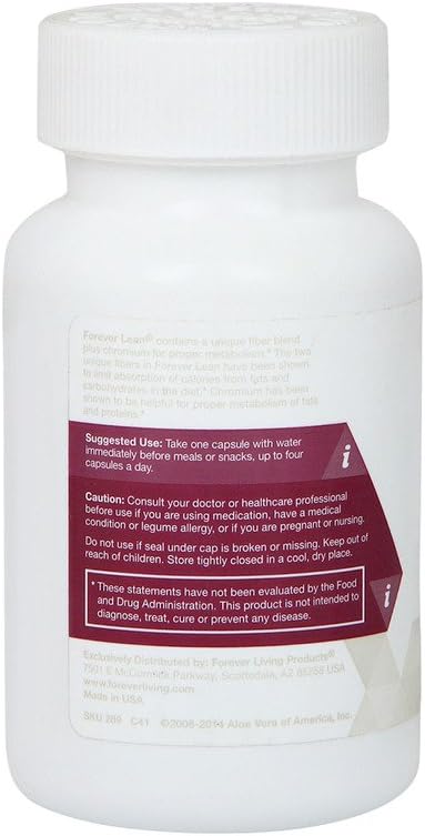Forever Living - Forever Lean® - Vegan & Gluten-Free - Weight Management Supplement - 120 Capsules