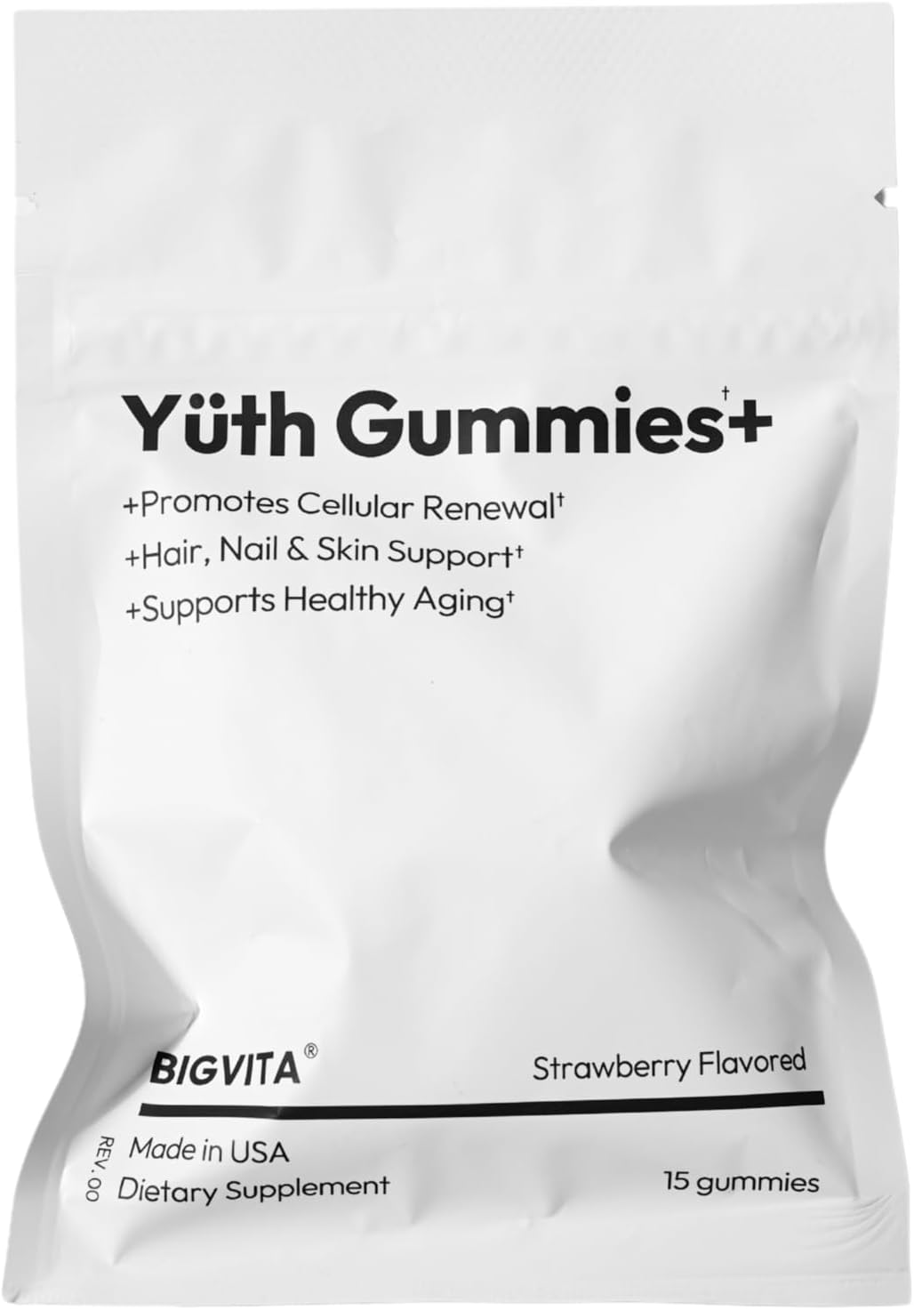 BIGVITA Yuth Gummies + – Gominolas de Espermidina con Vitamina C y A