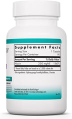 Niacina (Vitamina B3) - Ácido Nicotínico - Complemento Alimenticio 90 Cápsulas