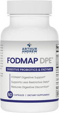 Arthur Andrew Medical FODMAP DPE – Enzimas y Probióticos Digestivos, 60 Cápsulas
