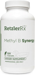 RetzlerRx® Methyl B Synergy – Complejo de vitaminas B para el apoyo a la metilación (120 cápsulas)