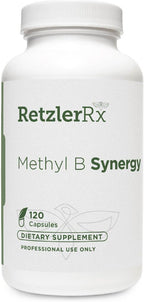 RetzlerRx® Methyl B Synergy – Complejo de vitaminas B para el apoyo a la metilación (120 cápsulas)