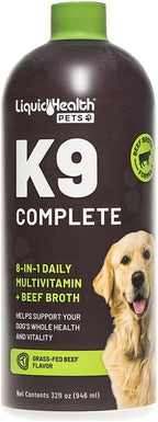 LIQUIDHEALTH K9 Complete 8-en-1 Multivitamínico Líquido para Perros (Pack de 2)