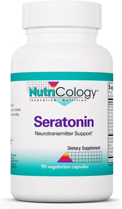Allergy Research Group NutriCology Seratonin – Fórmula vegetariana: Cápsulas vegetales, sin gelatina. – Image 1