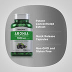 Piping Rock Cápsulas de Aronia - 100 Cápsulas de Extracto de Bayas de Aronia - No OMG, Sin Gluten