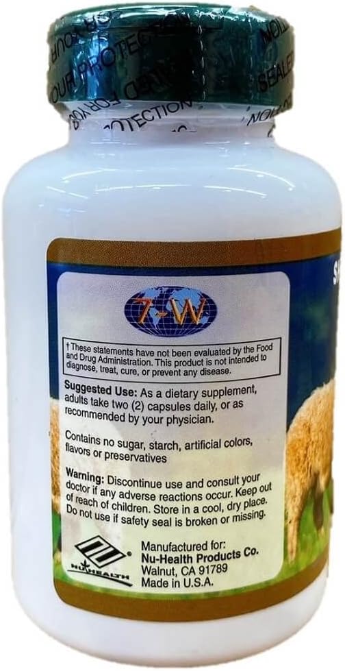 Sheep Placenta Complex, 4 Envases de 100 Cápsulas, Fabricado en EE.UU.
