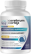 Cerebrum Cortex - Cognitive Support - Advanced Brain Support (60 Cápsulas)