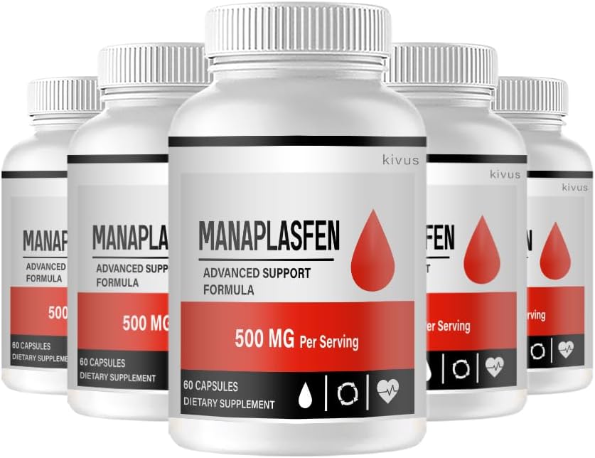 Manaplasfen Advanced Support (300 Cápsulas) - Paquete de 5