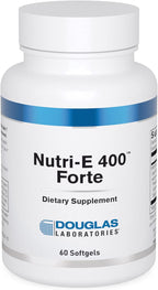 Douglas Laboratories Nutri E-400 Forte - Vitamina E 400 UI, 60 Cápsulas