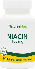 NaturesPlus Niacin 100 mg - 90 Vegetarian Tablets