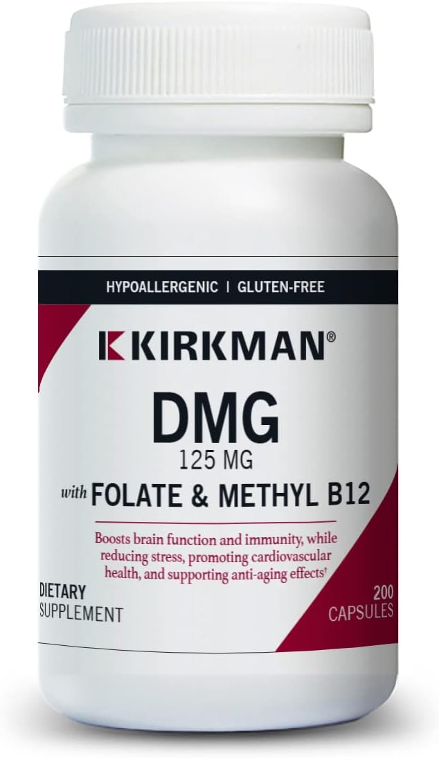 DMG 125 mg con Folato y Metil B12 de Kirkman