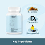 Mars by GHC Vitality Booster Combo | Shilajit y Sea Moss (60 cápsulas)