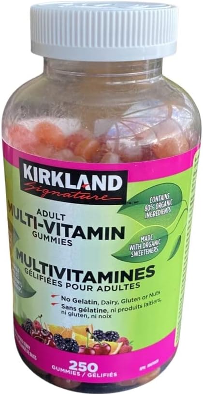 Kirkland Signature Gominolas Multivitamínicas para Adultos, 250 gominolas