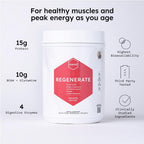 MEND Regenerate - Proteína de Suero con Vitaminas y HMB para Recuperación Post Entreno - 20 Servicios (Cacao)