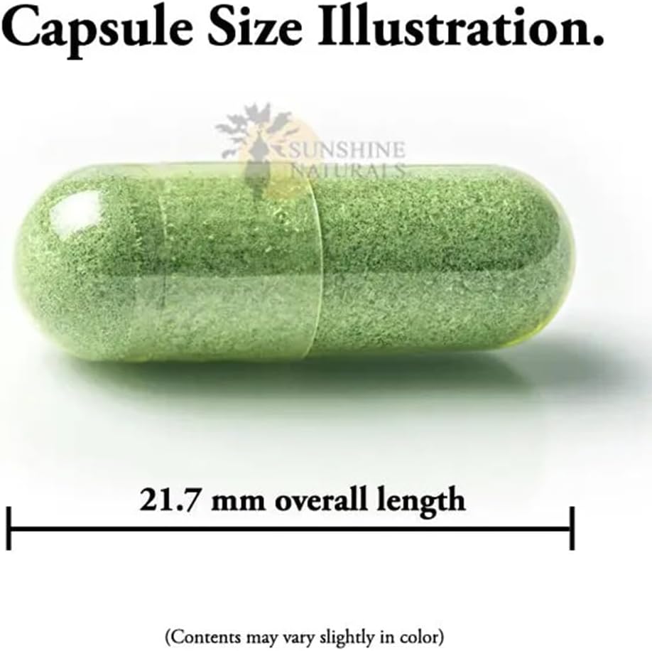 Sunshine Naturals Moringa Oleifera 800mg – 120 Cápsulas