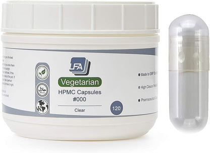 Cápsulas Veganas Vacías Tamaño 000 - 500 uds – Suplementos deportivos: creatina, beta-alanina, BCAA. – Image 9