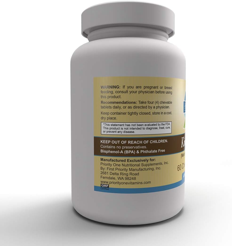 Priority One Kindermune - 60 Comprimidos Masticables Sabor Cereza Natural