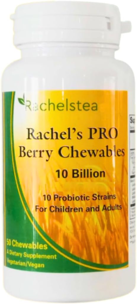 Rachel's Pro Berry Chewables Probiótico Masticable 10 Cepas - 50 Comprimidos