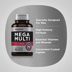 Piping Rock Multivitamínico para Hombres | 90 Comprimidos | Complejo de Vitaminas y Minerales | con Vitamina C, D, Magnesio y Zinc | No-GMO, Sin Gluten
