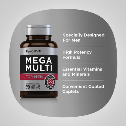Piping Rock Multivitamínico para Hombres | – Zinc: contribuye a la protección de las células frente al daño – Image 4