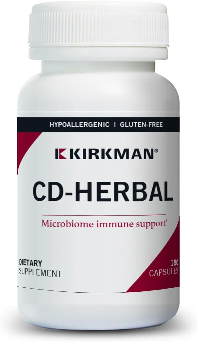 Kirkman CD-Herbal - Hipoalergénico - 180 Cápsulas Vegetales