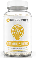 PUREFINITY Vitamina C 2000 mg Cápsulas – Alta Absorción, 120 Cápsulas (1 Mes)