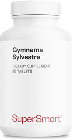 Supersmart - Gymnema Sylvestre 1500 mg al día - 75% Ácidos Gimnémnicos | Complemento Alimenticio - 90 Comprimidos