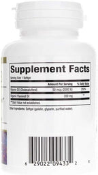 Vitamina D3 2000 UI de Bioclinic Naturals, 180 cápsulas blandas