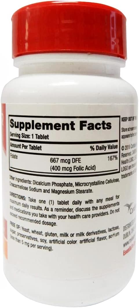 Leader Ácido Fólico 400 mcg 250 Comprimidos