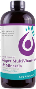 Liquid Super Multivitamin and Minerals - Multivitamínico Líquido Premium - 473 ml