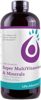 Liquid Super Multivitamin and Minerals - Multivitamínico Líquido Premium - 473 ml