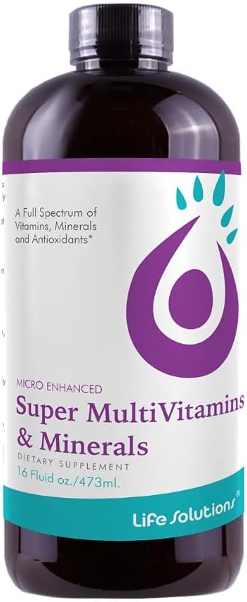 Liquid Super Multivitamin and Minerals - Multivitamínico Líquido Premium - 473 ml