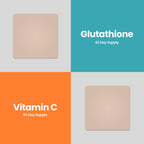 Veru Wellness Antioxidant Power Duo Parches de Vitamina C y Glutatión - Parche Tópico Autoadhesivo de Liberación Prolongada, 8-10 Horas (Suministro para 42 Días)