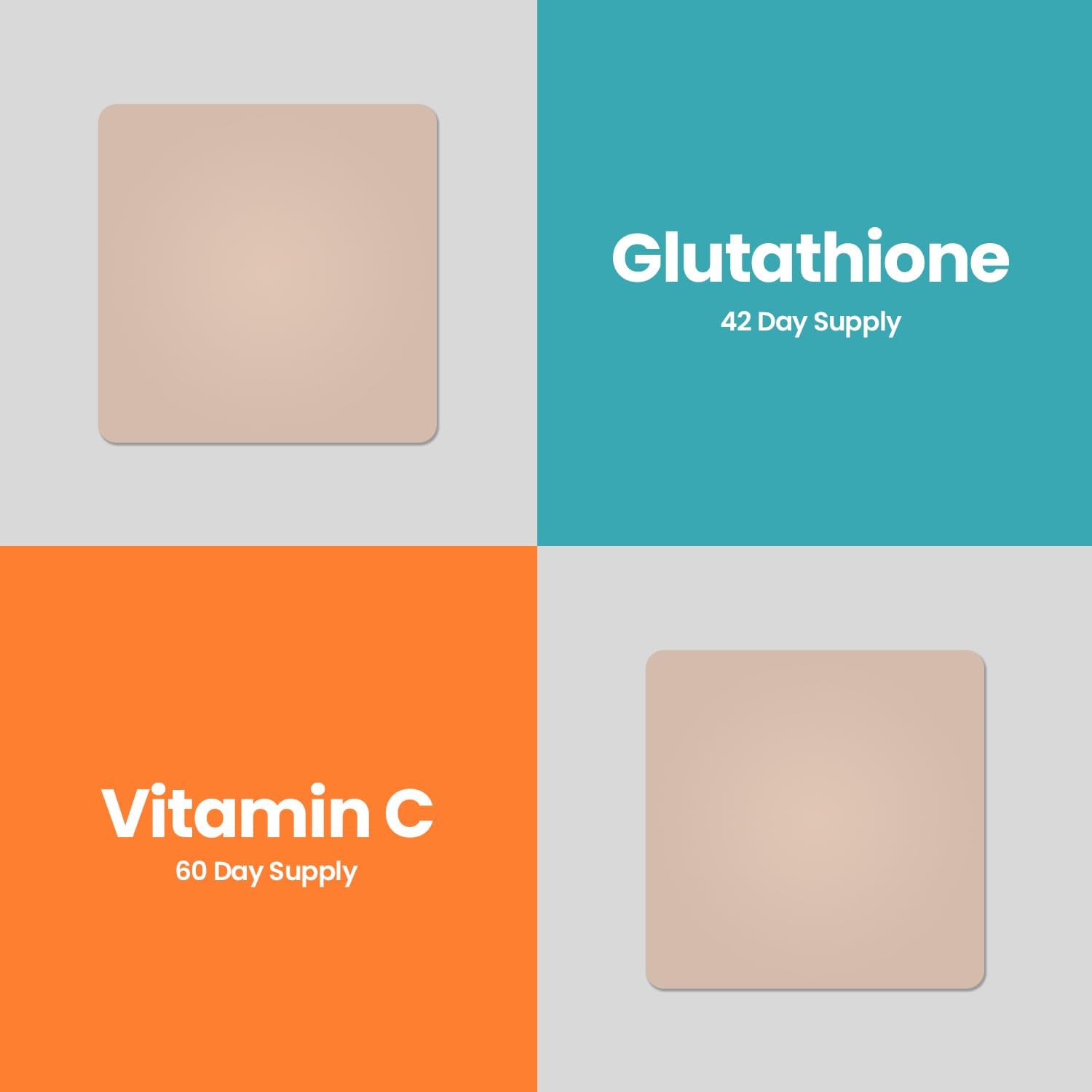 Veru Wellness Antioxidant Power Duo Parches de Vitamina C y Glutatión - Parche Tópico Autoadhesivo de Liberación Prolongada, 8-10 Horas (Suministro para 42 Días)