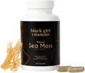 Black Girl Vitamins Sea Moss Orgánico en Cápsulas – 92 Minerales Superalimento – Vegano y No Transgénico