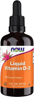 NOW Foods, Vitamina D3 Líquida - 60 ml (2 fl. oz.)