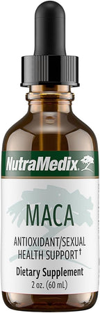 NutraMedix Maca Líquida - Complemento para el Estado de Ánimo con Extracto de Raíz de Maca Peruana - Apoyo Hormonal y Antioxidante - Vegano (60 ml)