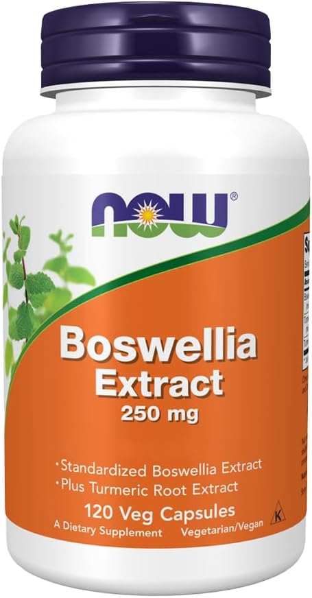 NOW Foods, Boswellia Extract, 250 mg, 120 Veg Capsules