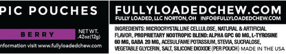 Fully Loaded Alpha Nootropic Pouches (Berry) - 5 Latas - 15 bolsitas por lata – Image 2