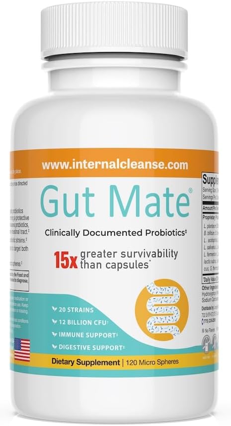 Gut Mate® Probióticos – 20 Cepas, Tecnología BIO-Tract