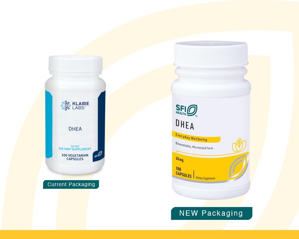 Klaire Labs DHEA 50 mg - 100 Cápsulas