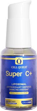 Cellqueue Vitamina C Liposomal Líquida 500 mg - Alta Absorción, Apoyo Inmunológico, Producción de Colágeno, Antioxidante, Suave para el Estómago, 50 ml
